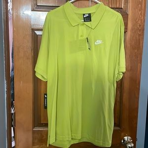 Nike polo shirt lime green sz XL NWT